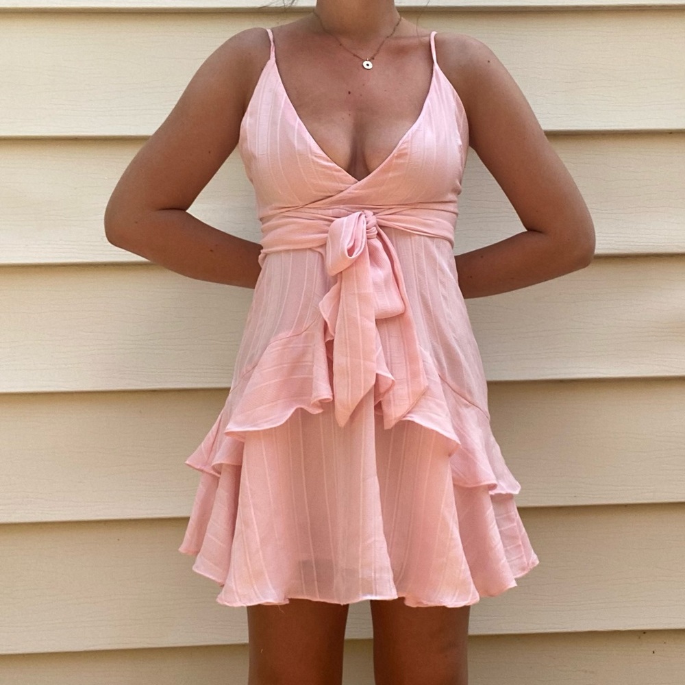 Hello Molly Pink Mini Dress